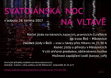 Svatojánská noc na Vltavě