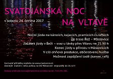 Svatojánská noc na Vltavě